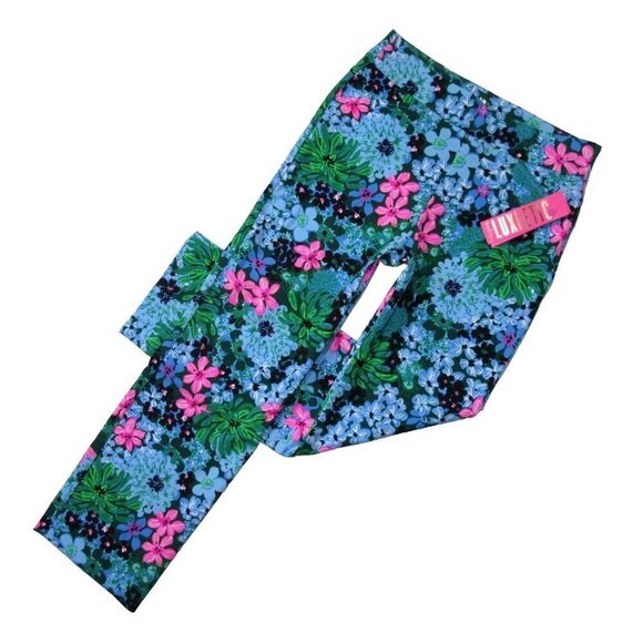 Lilly Pulitzer Pants - NWT Lilly Pulitzer Alston in Soiree All Day Luxletic UPF 50+ Golf Pants 4